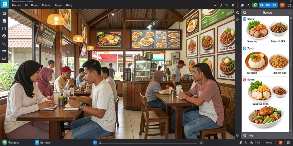 Tampilan interface utama ASIA200 yang menarik dan user-friendly.