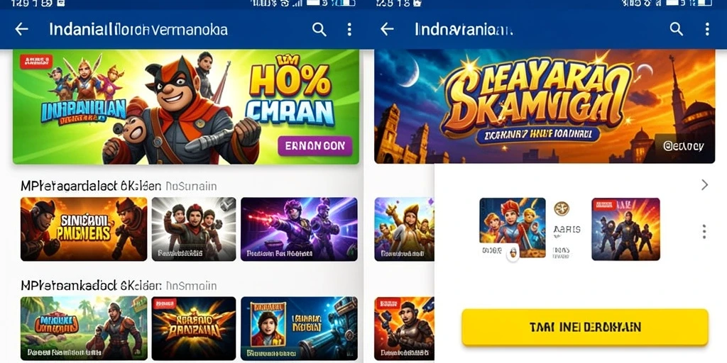 Antarmuka utama aplikasi TOKOPEDIAVIP yang menarik.